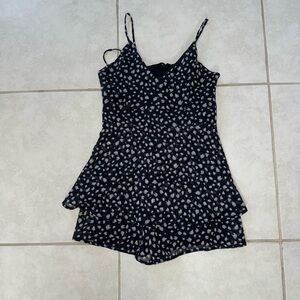 Le Lis Dark Blue Romper